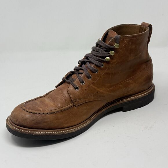 J Crew Kenton Pacer Chukka Boots Mens 11.5 Brown Leather Indy Biker Gorpcore main image 4